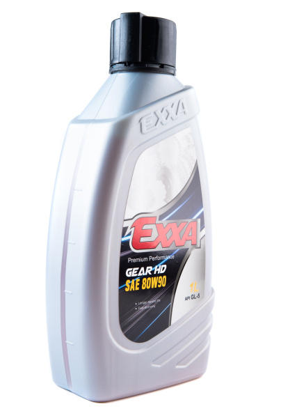 Масло трансмиссионное EXXA GEAR HD 80W90 GL-5  п/синтетическое, 1л. (Ю.Корея)