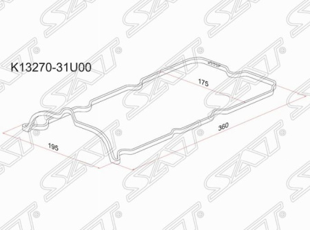 Прокладка клапанной крышки K13270-31U00 SAT