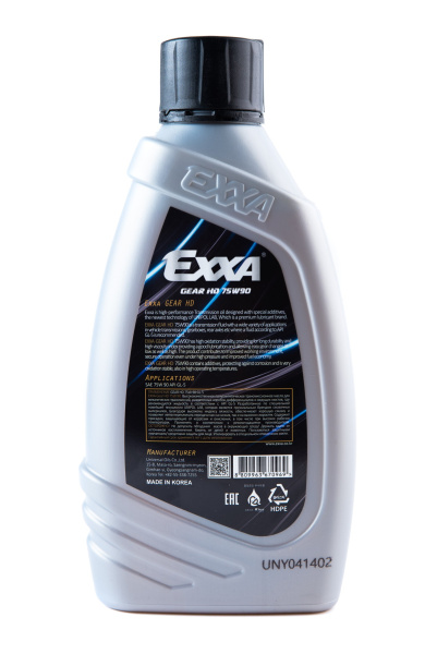 Масло трансмиссионное EXXA GEAR HD 75W90 GL-5  п/синтетическое, 1л. (Ю.Корея)
