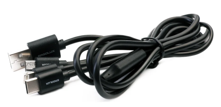 Кабель ERGOLUX ELX-CDC05-C02 3в1- Micro USB-Lightning-Type C, 3А, 1,2м зарядка коробка черный