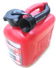 Канистра 3ton Красная пластмассовая 5л под топливо с крышкой и лейкой  TN55297/01