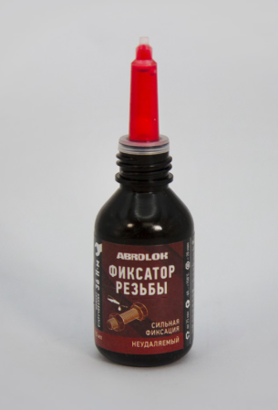 Фиксатор резьбы (неудаляемый) красный 10мл TL-010-RD ABRO MASTERS