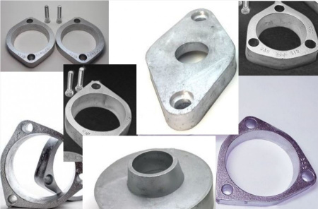 Проставки для увеличения клиренса Toyota 63-25м10 зад, 2,5см, компл 2шт+крепеж