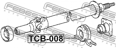Подшипник подвесной TCB-008/37230-30150 Febest