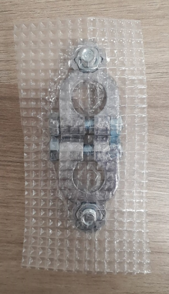 Клемма АКБ грузовая малая №1 25042 (комплект 2 шт., под болт) Россия