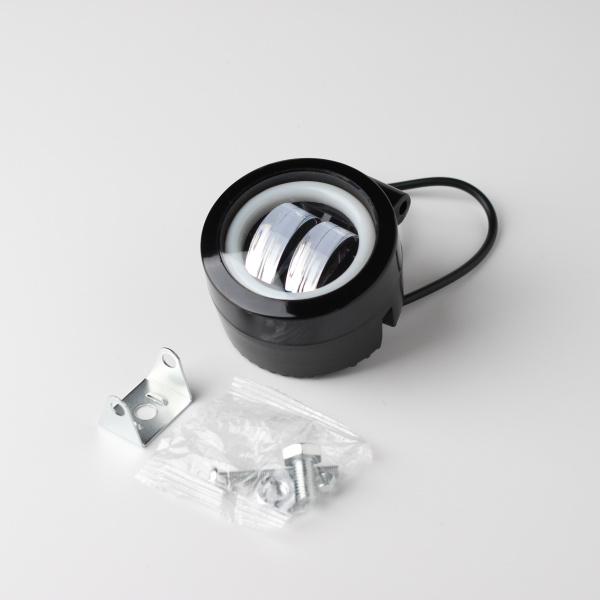 Фонарь диодный круглый ходовой 12W 12-80V. (EL111) LUNARIS