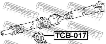 Подшипник подвесной TCB-017/37230-19015 Febest
