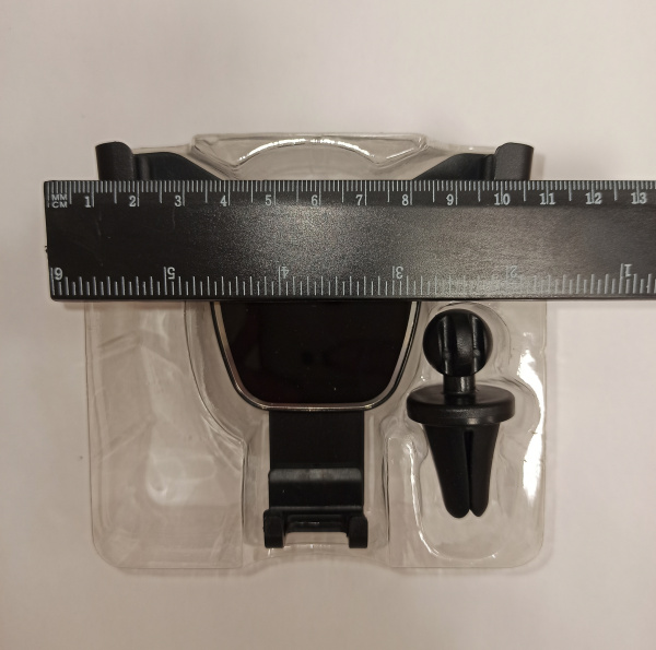 Держатель телефона MG8-WCH Carline с функцией беспроводной зарядки для смартфона в дефлектор автомобиля, гравитационный