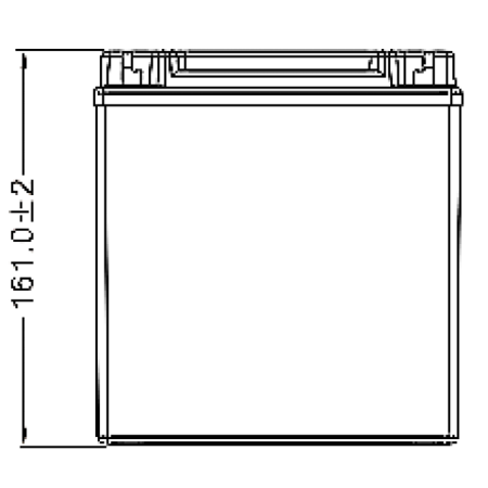 Аккумулятор WBR МОТО SMT12-18-A (12V18Ah) прямая полярность (+-) 150*87*161