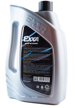 Масло трансмиссионное EXXA GEAR HD 80W90 GL-5  п/синтетическое, 4л. (Ю.Корея)