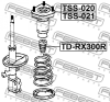 Отбойник амортизатора TD-RX300R/48341-48020 заднего Febest