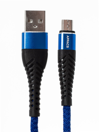 Кабель APPACS AP03193m microUSB/5V2.4A 1m
