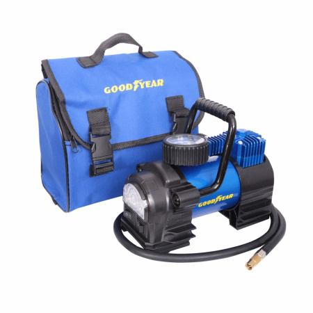 Компрессор Goodyear GY-35L 35 л/мин, с фонарем со съемной ручкой, сумка для хранения GY000104