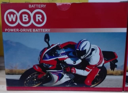 Аккумулятор WBR МОТО MT12-9 MF (12V9Ah) прямая полярность (+-) 150*87*105