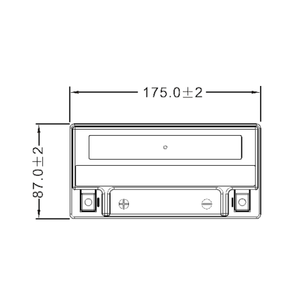 Аккумулятор WBR МОТО SMT12-20-A (12V20Ah) прямая полярность (+-) 175*87*155