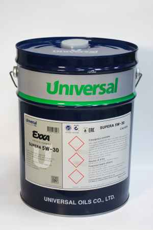 Масло моторное EXXA SUPERA 5w30 ACEA A3/B4 C3 синтетическое, 20л. (Ю.Корея)