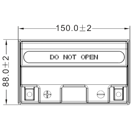 Аккумулятор WBR МОТО SMT12-11 (12V11Ah) прямая полярность (+-) 150*88*110