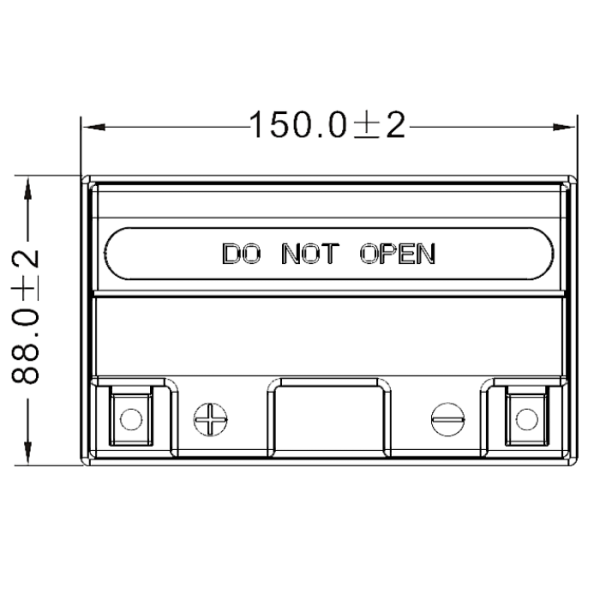 Аккумулятор WBR МОТО SMT12-11 (12V11Ah) прямая полярность (+-) 150*88*110