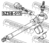 Втулка рулевой рейки SZSB-015/48534-60J00 Febest