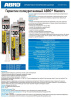 Герметик полиуретановый белый 310мл UR-1300-WHT-RE ABRO MASTERS