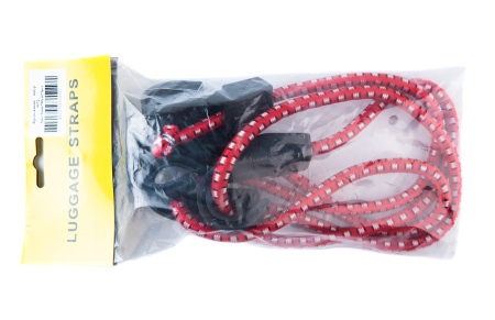 Крепежный шнур резиновый с пластиковыми крюками 2шт. (8мм*80см) 9572