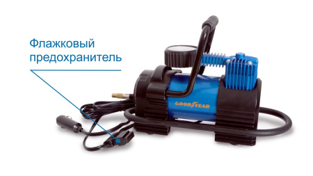 Компрессор Goodyear GY-35L 35 л/мин, со съемной ручкой, сумка для хранения GY000102