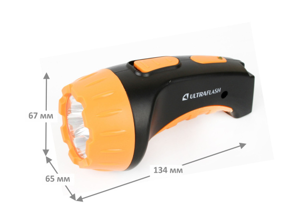 Фонарик аккумуляторный Ultraflash LED3804ML  220B, 4LED