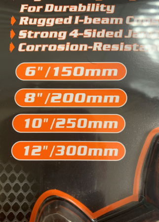 Набор ключей разводных SDY-97438, 4 предмета, КНР