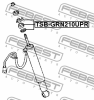 Втулка амортизатора TSB-GRN210UPR/48507-60020 заднего Febest