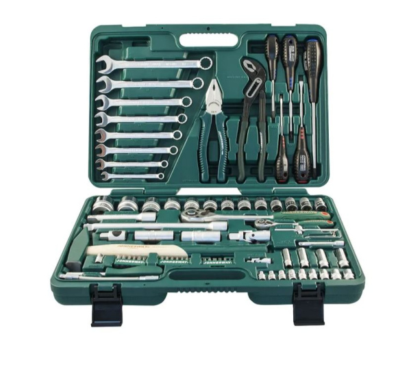 Набор инструментов JONNESWAY S04H52477S универсальный, 77 предметов