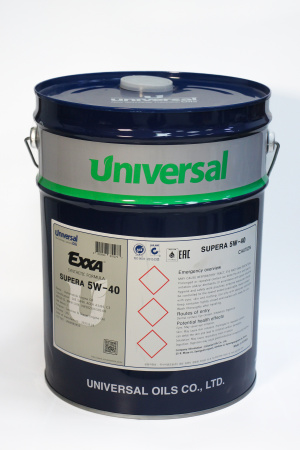 Масло моторное EXXA SUPERA 5w40 ACEA A3/B4 C3 синтетическое, 20л (Ю.Корея)