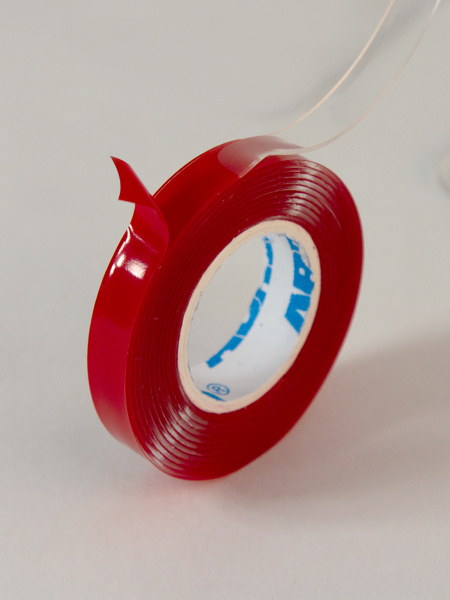 Лента клейкая двухсторонняя монтажная (10мм х 1,51м) EMT-010-R ABRO