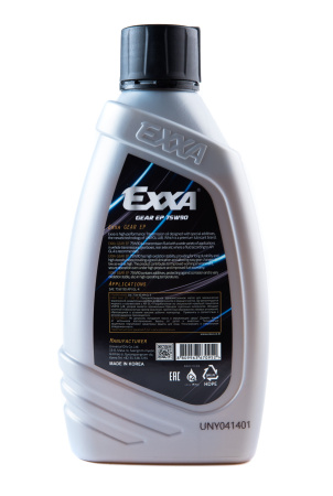 Масло трансмиссионное EXXA GEAR EP 75W90 GL-4  п/синтетическое, 1л. (Ю.Корея)