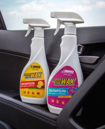 Полироль для кожи и резины 500мл Бубль Гум LTC-500-BG-AM ABRO MASTERS