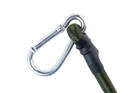 Крепежный шнур резиновый с карабинами (10мм*80см) 9576