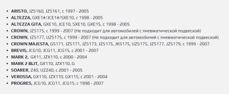 Проставки для увеличения клиренса Toyota 63-25м10 зад, 2,5см, компл 2шт+крепеж