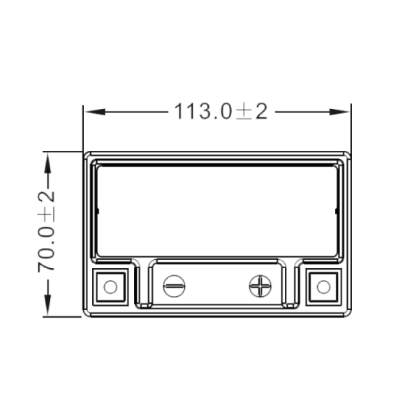 Аккумулятор WBR МОТО SMT12-4 (12V4Ah) обратная полярность (-+) 113*70*85