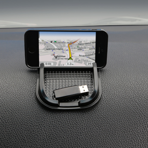 Коврик на панель противоскользящий с бортами CARLINE, 100х150х20мм, черный NS-30B