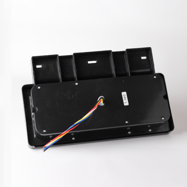 Стоп сигнал тройной, с решеткой, большой, диодный (комплект L/R) 24V (ZC-A-066B) LUNARIS