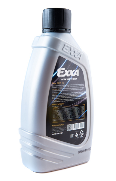 Масло трансмиссионное EXXA GEAR HD 75W90 GL-5  п/синтетическое, 1л. (Ю.Корея)
