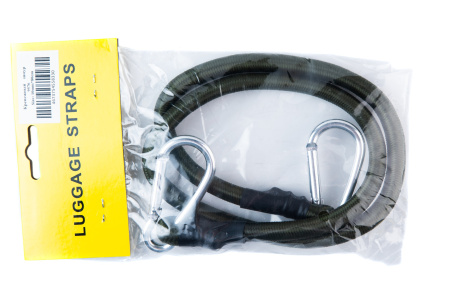 Крепежный шнур резиновый с карабинами (10мм*80см) 9576