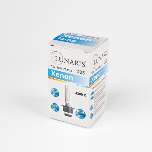 Лампа ксеноновая D2S 12V35W AC P32d-2 4300K Xenon LUNARIS
