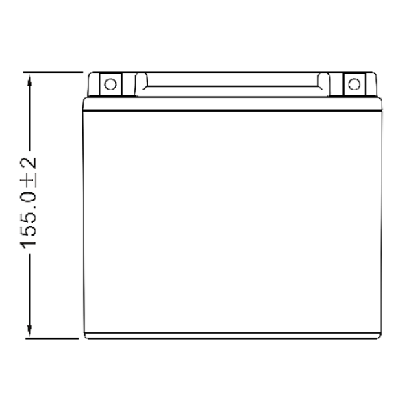 Аккумулятор WBR МОТО SMT12-18 (12V18Ah) обратная полярность (-+) 175*87*155