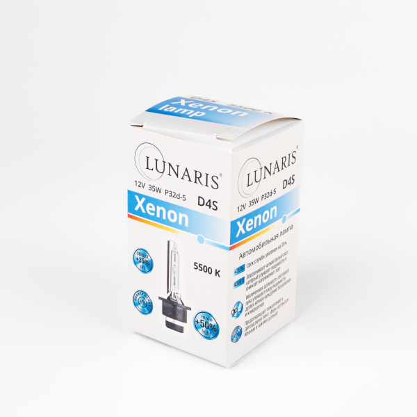 Лампа ксеноновая D4S 12V35W AC P32d-5 5500K Xenon LUNARIS