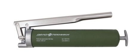 Шприц для смазки плунжерный профессиональный 400см3 865544 ДЕЛО ТЕХНИКИ