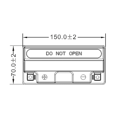 Аккумулятор WBR МОТО SMT12-12-A (12V12Ah) прямая полярность (+-) 150*70*130