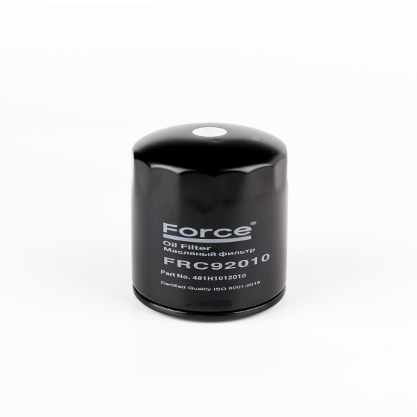 Фильтр масляный FORCE FRC92010 (4801012010, 4801012010 (V1.5), 481h1012010 (V2.0)) Chery Tiggo, Exeed RX/VX/TX