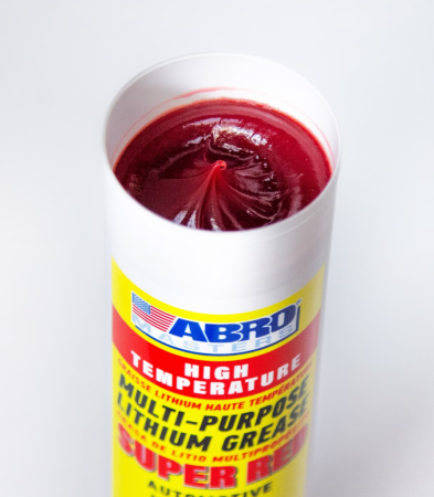 Смазка литиевая высокотемпературная красная в картридже 397г LG-990-HIT-AM ABRO MASTERS