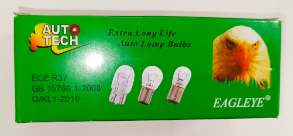 Лампочка 1к 12v большая с цоколем 1141 желтые КНР