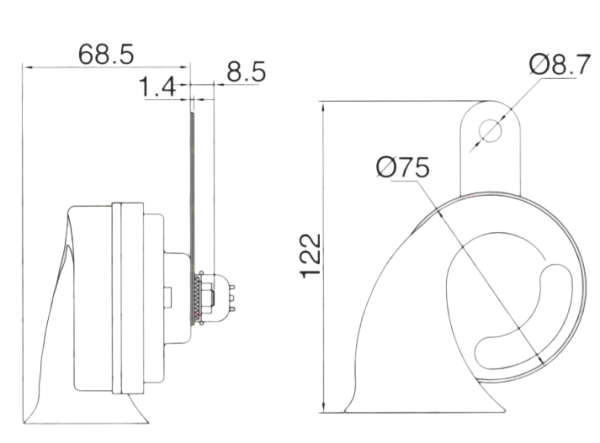 Сигнал автомобильный 
